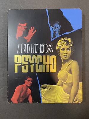 PSYCHO (4K ULTRA, Blu-ray) ****DISCS NEW***STEELBOOK DAMAGED