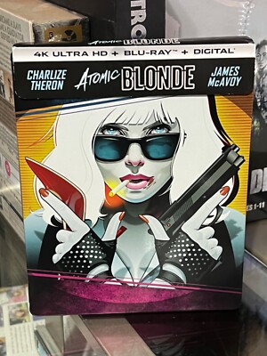 Atomic Blonde (Blu-Ray 4K Ultra HD Steelbook BRAND NEW! PLEASE READ DAMAGE!