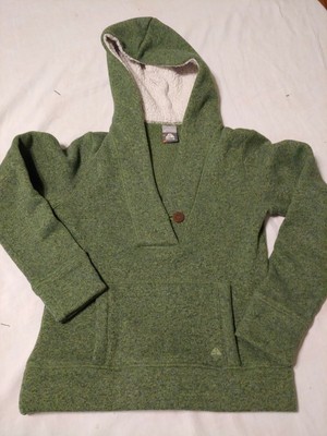 sherpa lined pullover women's