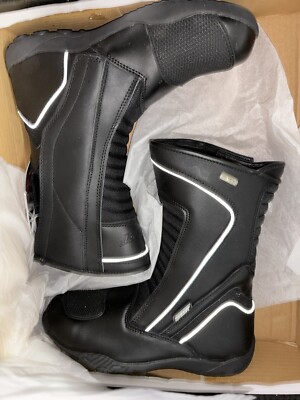 Joe Rocket Meteor FX Mid Mens Size 7 Waterproof Leather Motorcycle Riding Boots