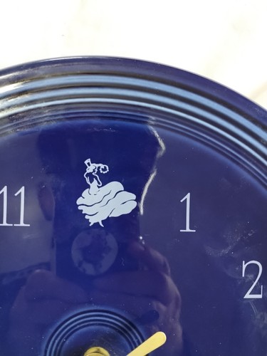 FiestaWare Clock Cobalt Blue