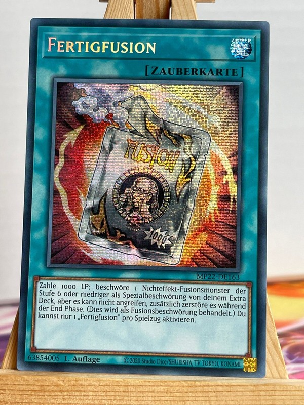 Fertigfusion Mp22-De163 Secret Rare Deutsch Nm Yugioh