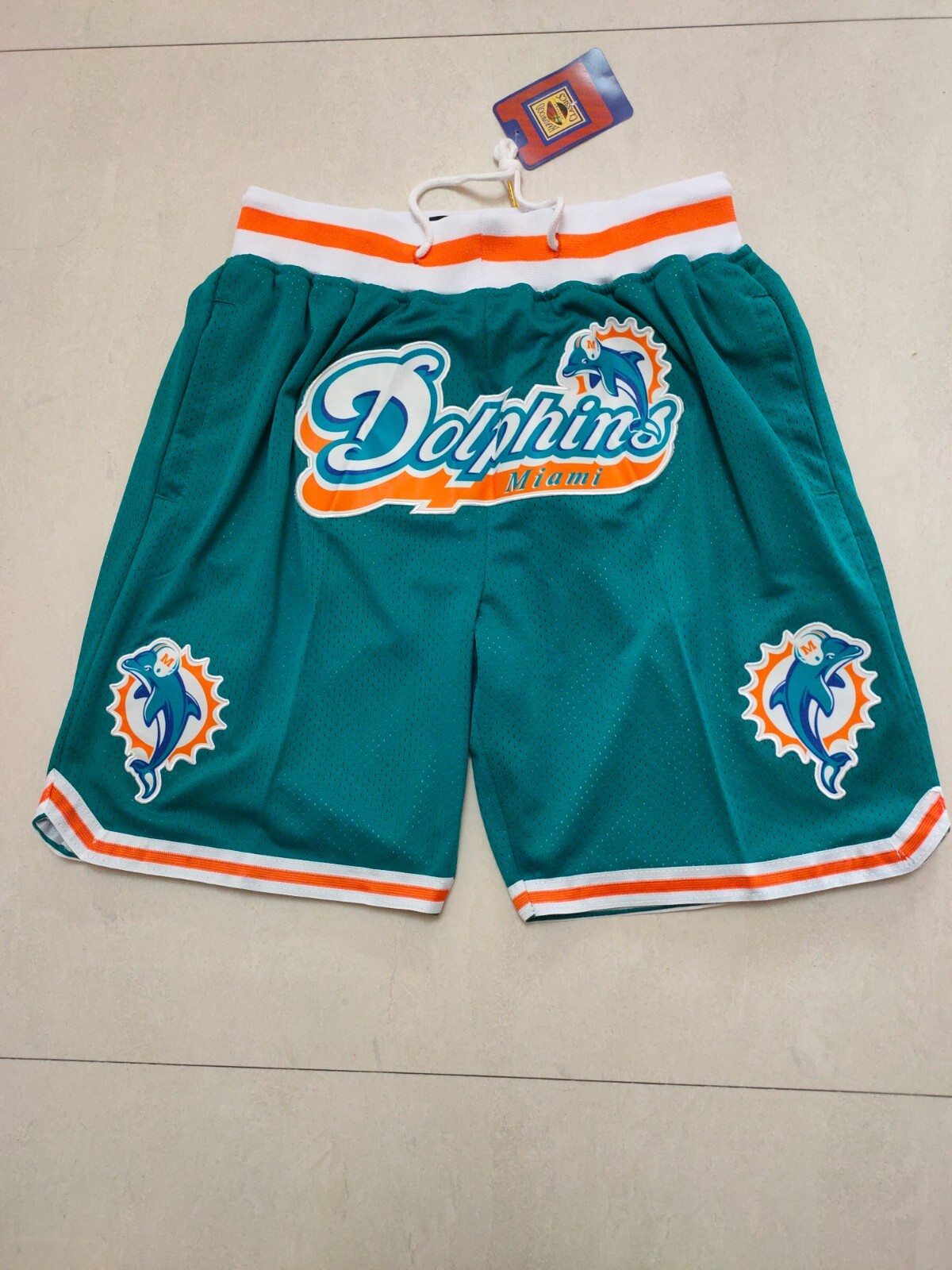 Miami Dolphinsスタジャン ターコイズ ペルーシュ NFL Lサイズ Perushu（ペルーシュ）の「Perushu × NFL コラボオーバー