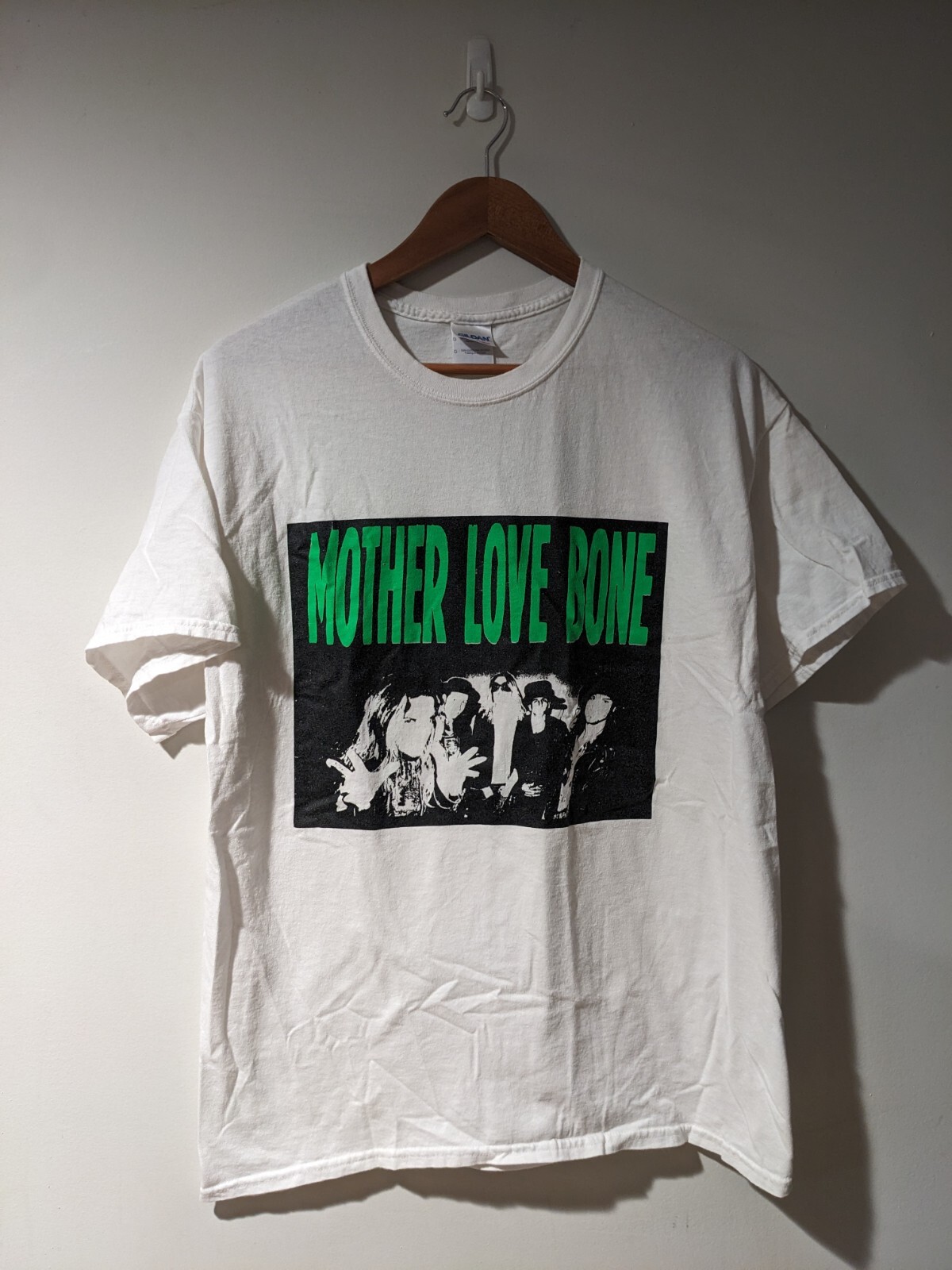 AMERI×THE MET THE ARTIST´S MOTHER TEE Vintage Mother Love Bone Half Ass Monkey Boy White Large T