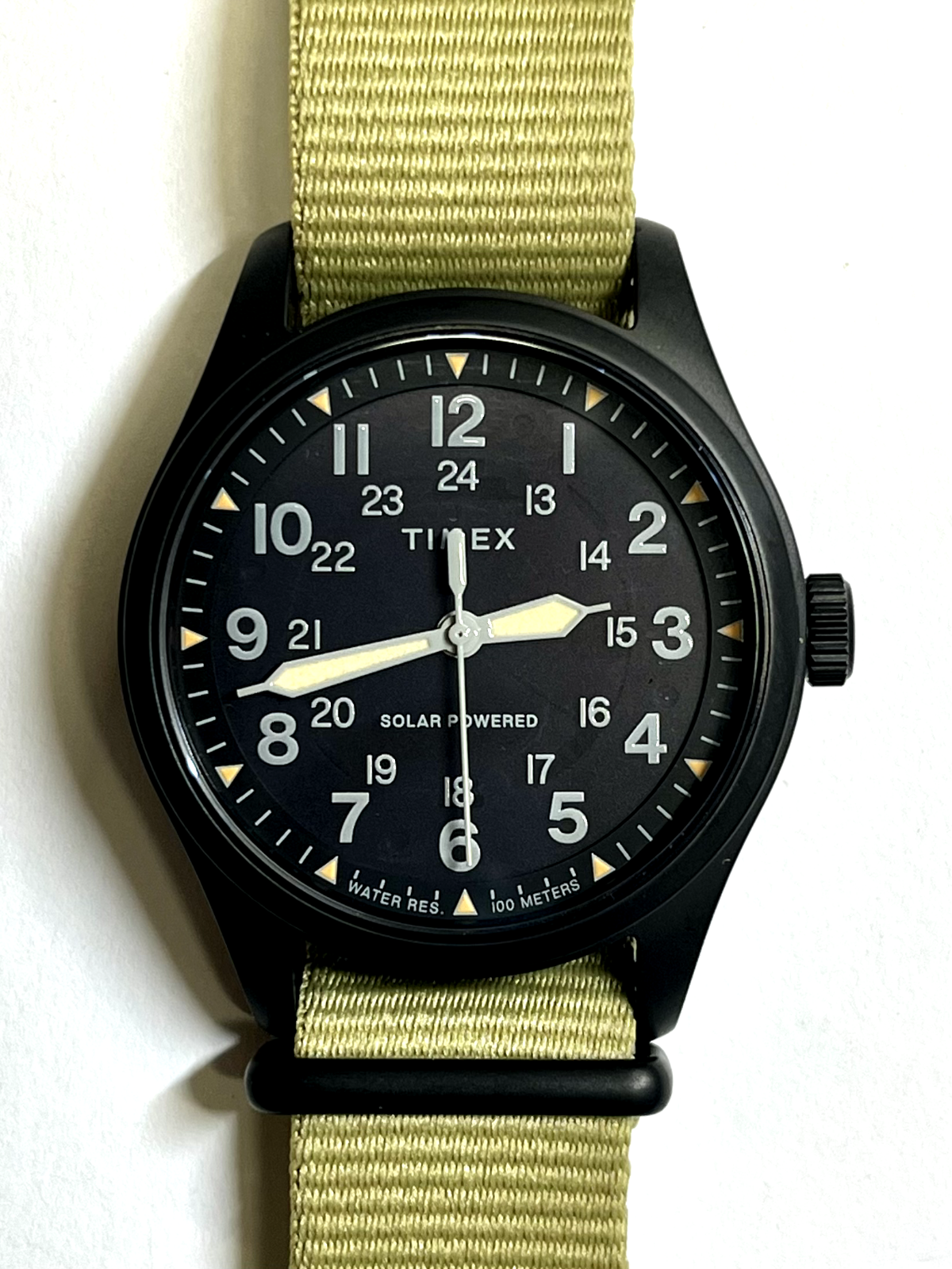 【試着のみ】TIMEX expedition north \ TW2V00400 Expedition Field Post Solar 36mm Recycled Fabric Strap Watch