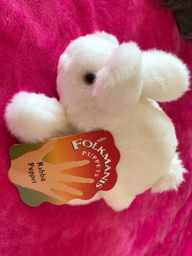 Folkmanis Puppets Rabbits (Dutch rabbit + White Rabbit) - Smoke/Pet Free Home