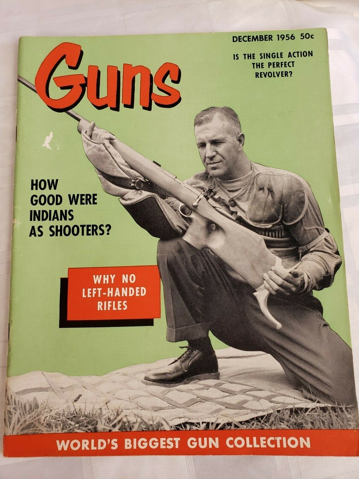 1956 GUNS MAGAZINE ORIGINAL VINTAGE REFERENCE COLLECTOR'S