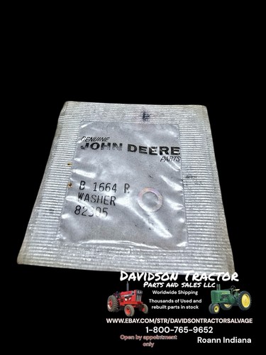 Genuine John Deere B1664R New Old Stock Washer