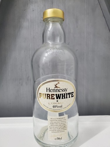 Hennessy PURE WHITE Cognac Empty Bottle Glass Bottle
