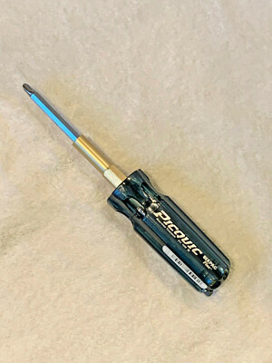 PICQUIC SIXPAC Plus Screwdriver Multi Bit w/ 7 Hex PowerBits - ''Smoke Black''  