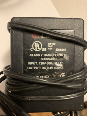 Genuine Labtec BU09V400T AC Adapter DC 9.4V 400mA for Speakers Tested Ships Fast