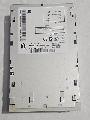 Iomega Z100ATAPI Z100i ZIP 100 drive IDE 40-pin Apple 655-0560 W/SLED