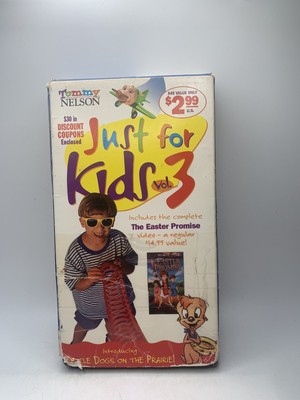 Just For Kids Vol. 3 - Tommy Nelson - Little Dogs On The Prairie VHS, 1999
