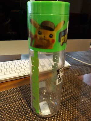 Detective Pikachu Pokemon 7-11 Eleven Green Collectible Slurpee Cup New Sealed