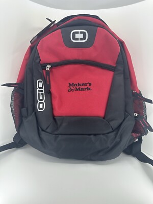 New With Tags Ogio Backpack Red and Black Multifunction Adjustable Straps