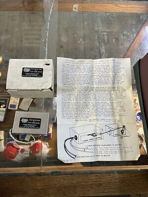 Vintage # 2023  Dumas Products Speed Control 12V 12 Volt 4 Kit Model Boat Motor