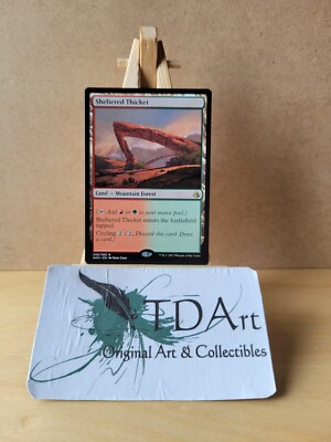 SHELTERED THICKET ~ NM - MTG - AKH PIP 0817 0289 Surge Foil  Reg - Choose & Save