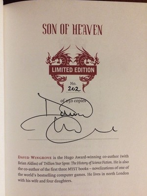DAVID WINGROVE. SON OF HEAVEN. SIGNED LIMITED EDITION CHUNG KUO
