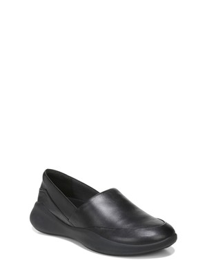Женские кроссовки NATURALIZER Womens Black Ease Almond на танкетке без шнуровки из кожи 7,5 Вт