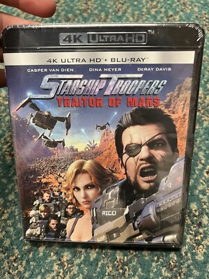 New Starship Troopers: Traitor of Mars 4K UHD Blu-ray Sealed Free Shipping!