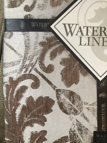$100 LUXURY WATERFORD LINENS TABLECLOTH 70x144” For 12 To 16 People High Quality
