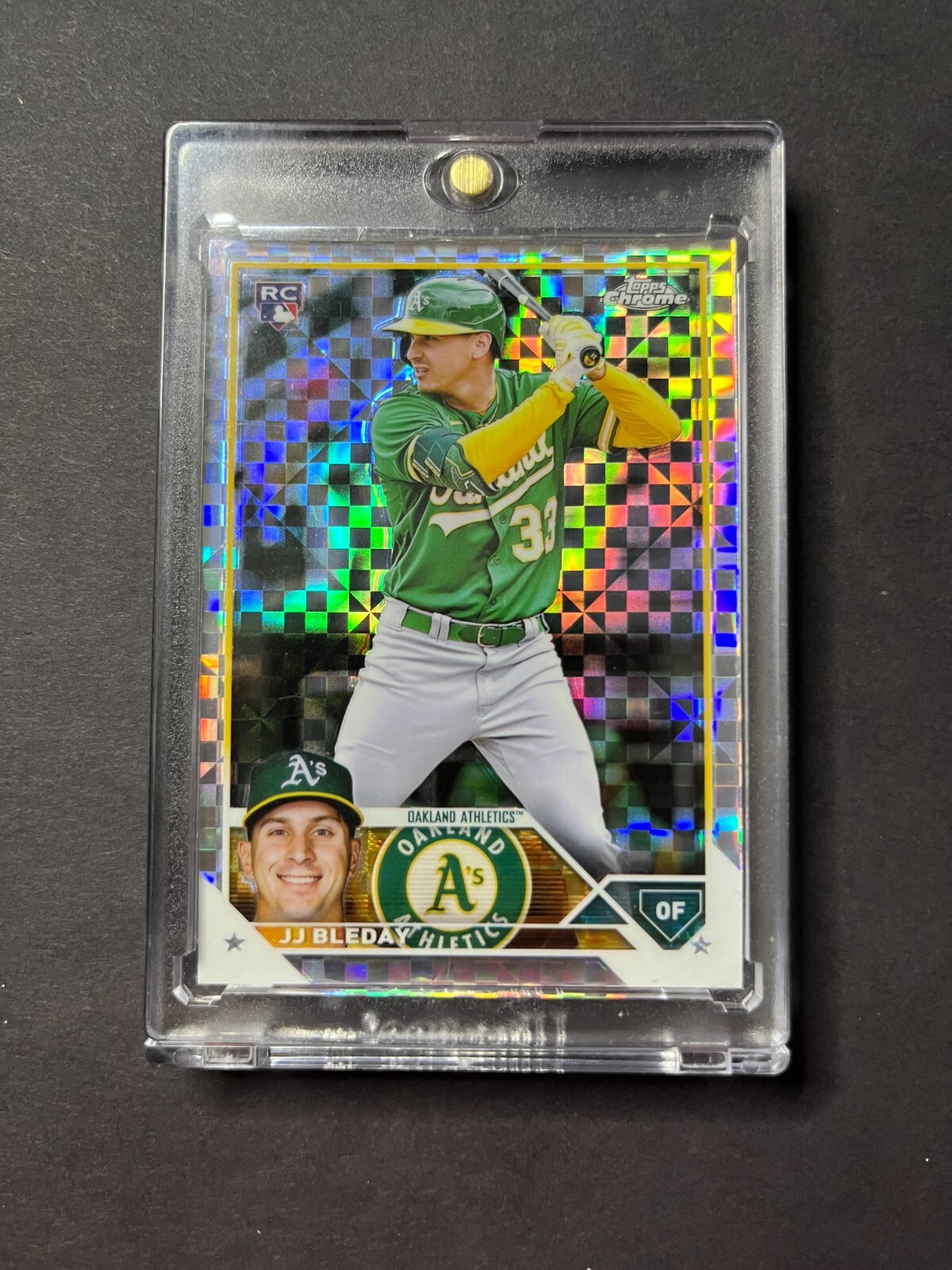 2023 Topps Chrome Update JJ Bleday #USC60 X-Fractor Rookie 2023 Topps Chrome Update JJ Bleday #USC60 X-Fractor Rookie