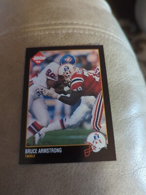 1992 Collectors Edge Bruce Armstrong New England Patriots #104