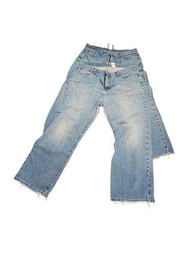 Lucky Brand Jeans Mens 38x30 Straight Medium Wash Denim Distressed Two Pair