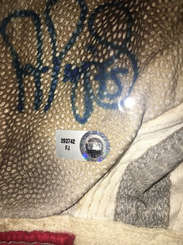 Pujols Signed Jersey Game Used Batting Glove