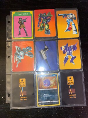 Transformers - 1985 Hasbro Series One Trading Cards Megatron and more!