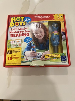 Hot Dots Jr. Let's Master Kindergarten Reading 2 Books & Interactive Ace Pen