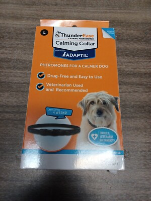 ThunderEase LARGE Calming Collar Dogs Up To 24'' Neck #4166