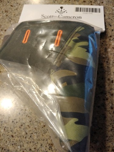 Titleist Scotty Cameron Club Cameron CAMO Headcover  Putter Cover NEW IN PACKAGE
