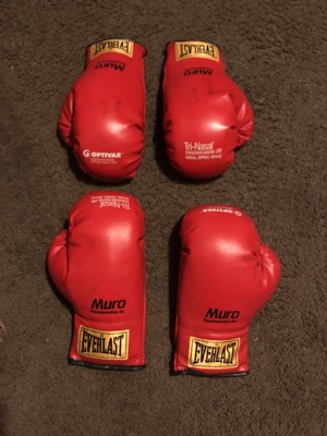 Everlast Protex 3 Gel Boxhandschuhe schwarz Gym Fitness Tasche Sparring Handschuhe