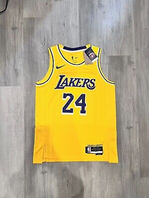 NWT Kobe Bryant Swingman Jersey #24 Los Angeles Lakers Mens Gold Purple