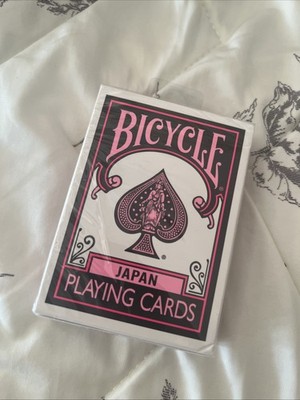 Bicycle Playing Cards Black Pink Deck Japan Limited / Trump