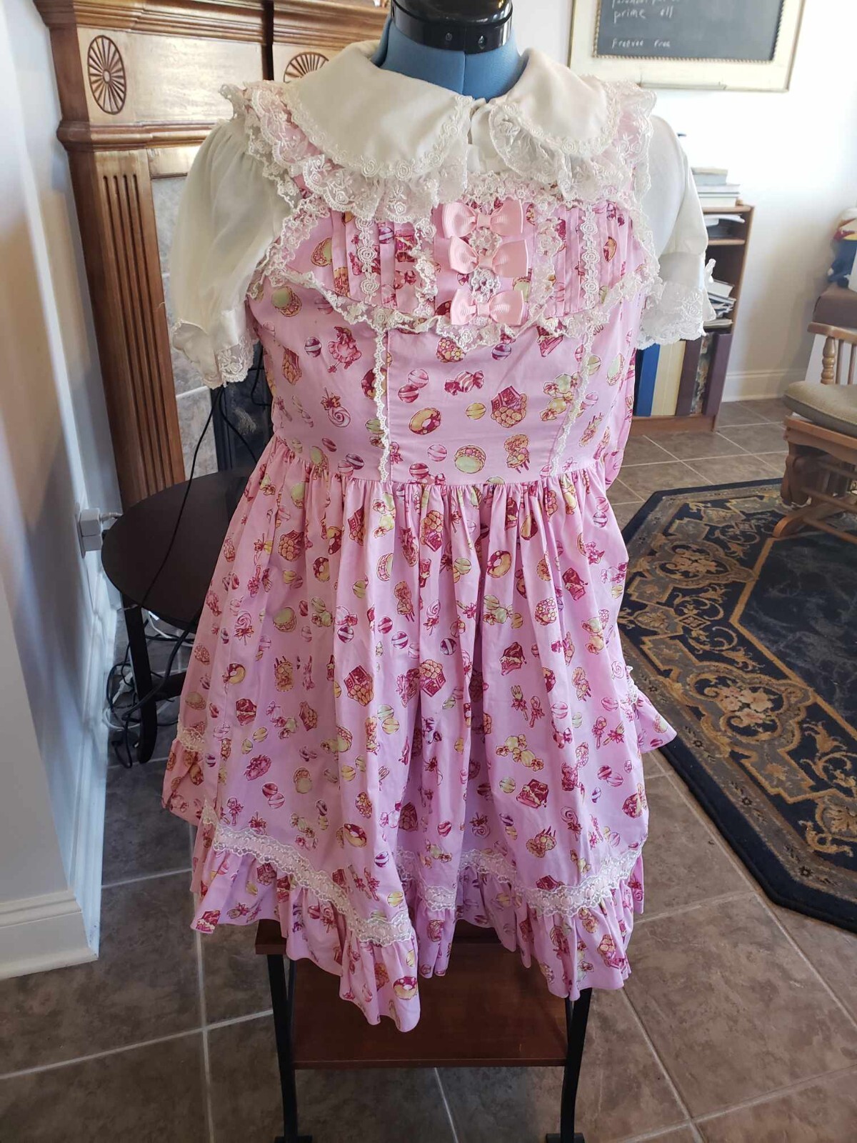 ワンピース FLUFFY MACARON DRESS Dreaming Macaron OP by Angelic Pretty