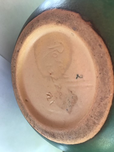 Vintage Roseville Pottery Fuchsia Ice-Lip Pitcher #1322, Ca. 1930s