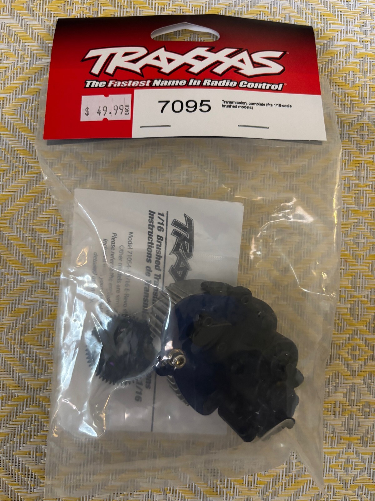 S Traxxas 7095 - Transmission, complete (fits 1/16-scale