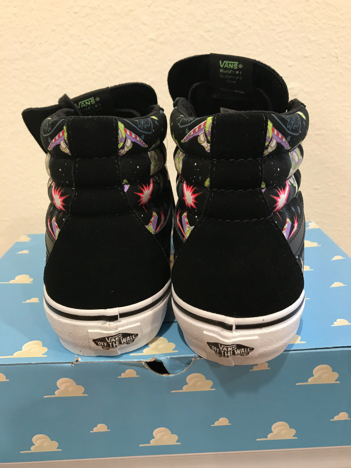Pre-owned Vans Sk8-hi Reissue Toy Story Buzz Light Year Collectible $225 In Black