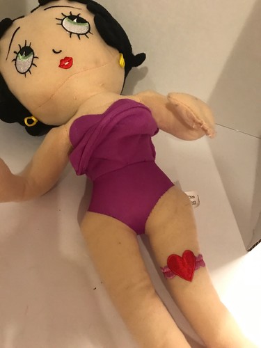 Betty Boop 2013 Sugar Loaf. A Few Scuffs On The Doll. 17” Purple Heart On Leg