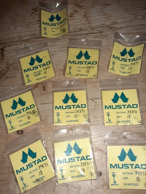 Mustad Spade End Hooks Size 10