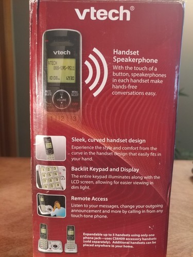 VTech CS6429-2 1.9 GHz Dual Handsets Single Line Cordless Phone