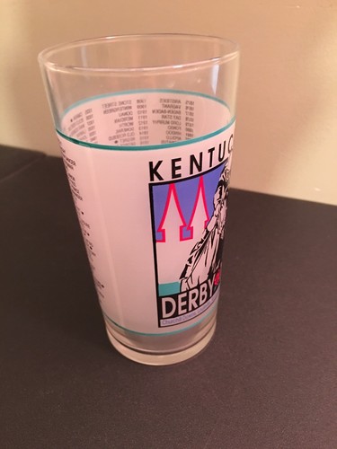 Vintage 1995 Kentucky KY Derby Mint Julep Glass Churchill Downs