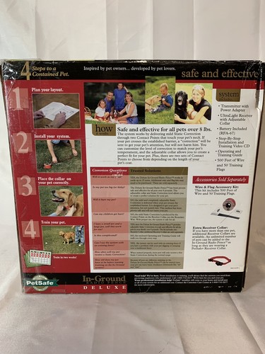 Petsafe In Ground Radio Fence Deluxe PRF-304W New In Box Free Shipping