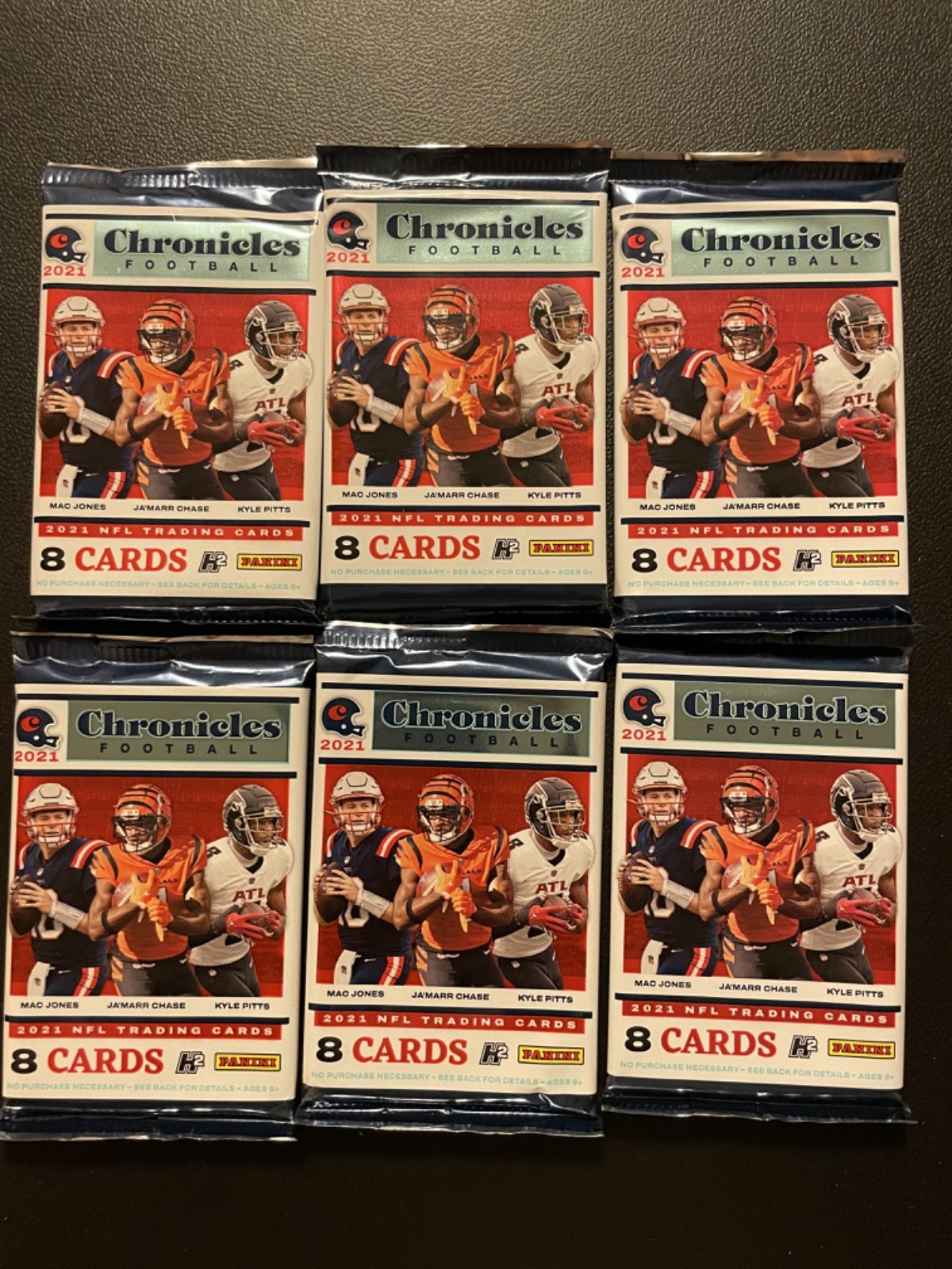 2021 Panini Chronicles Football 8 Cards Per Pack Lot Of 6 #20
