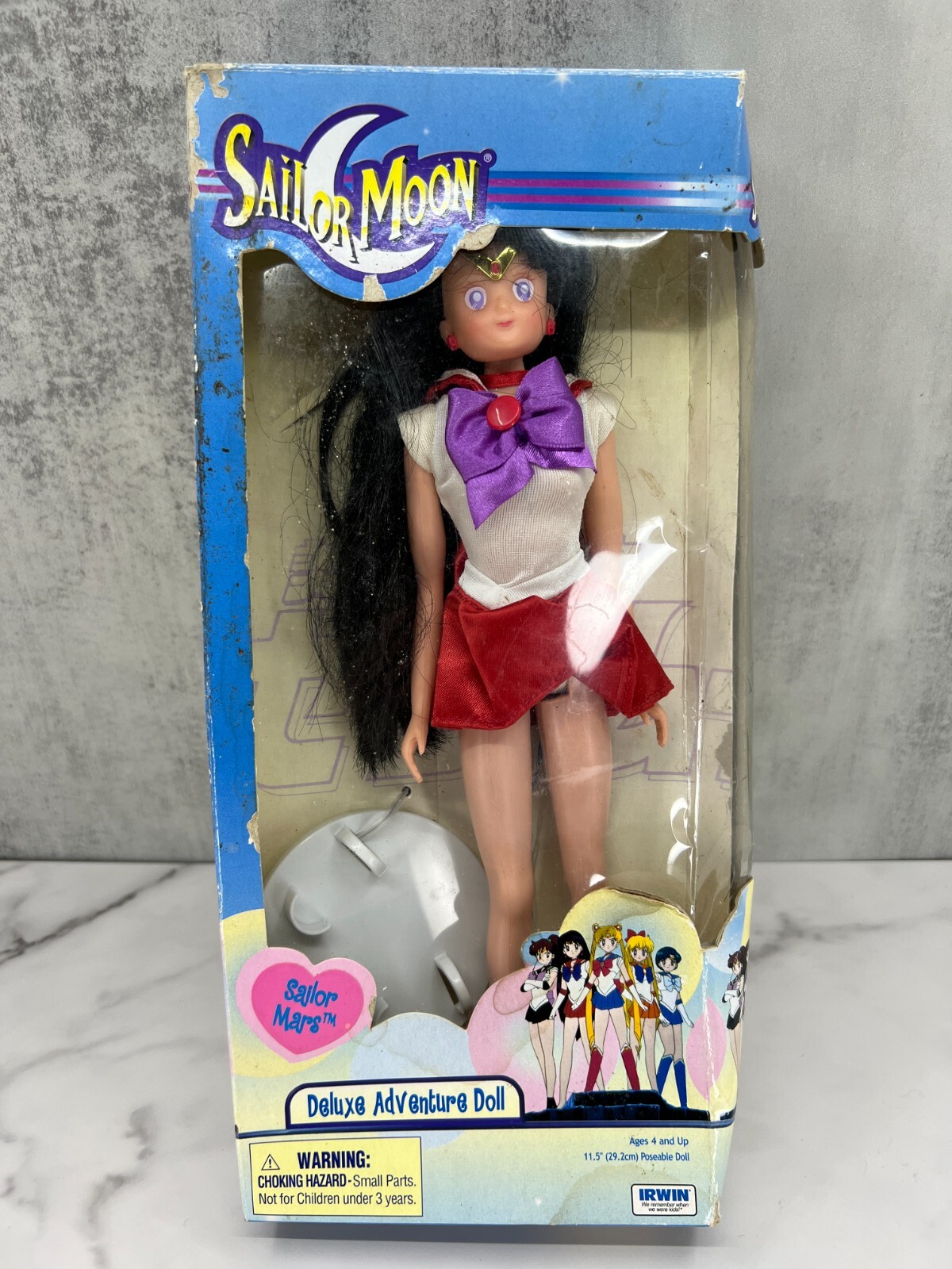 Sailor Mars Sailor Moon Deluxe Adventure Doll 11.5 