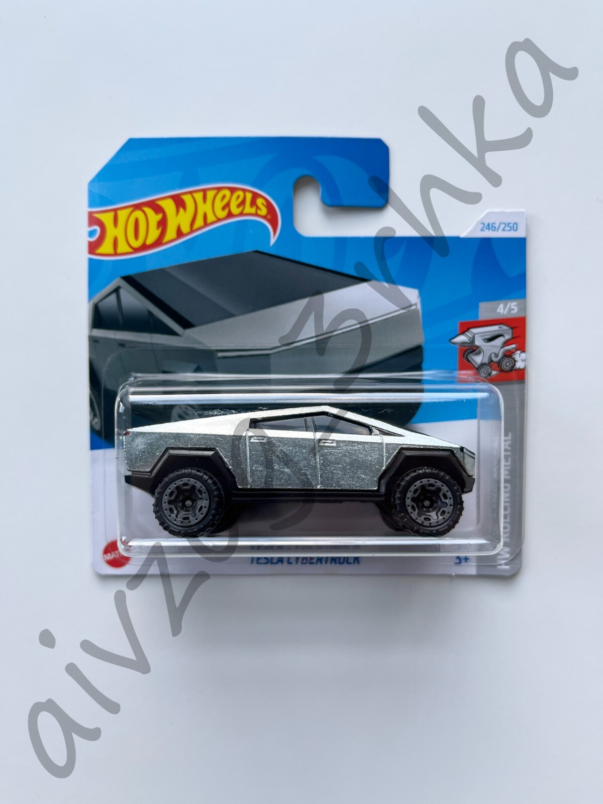 G EXTREMELY RARE] Hot Wheels Tesla Cybertruck 2024 HW Rolling