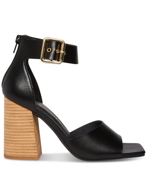 

Женские черные сандалии на каблуке с квадратным носком MADDEN GIRL 8,5 м, Черный, REVE01J1