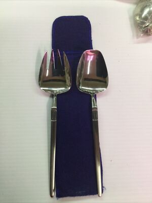 Arthur Salm MCM Stainless Serving Spoon Fork . Flatware